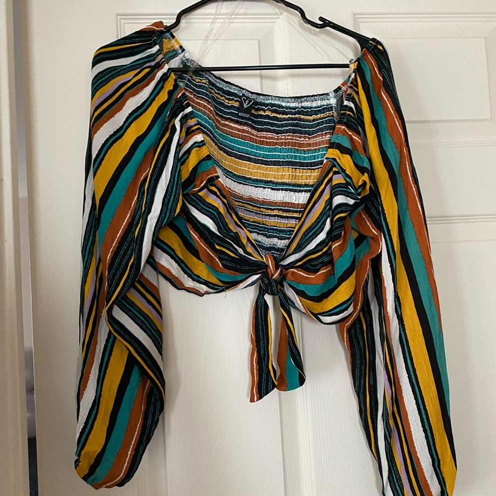 Striped pant set